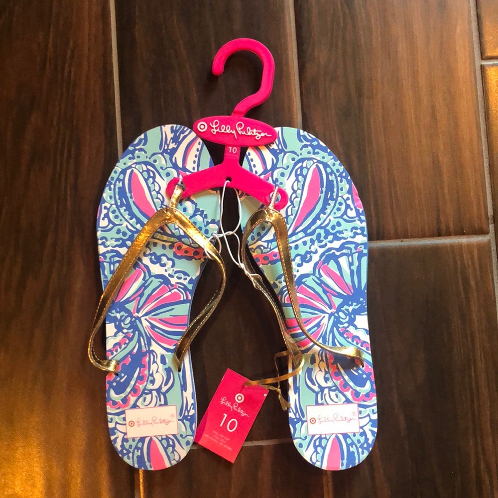 Lily Pulitzer Flip Flops / NWT / size 10